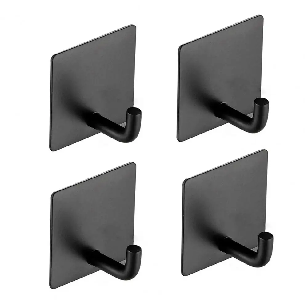 Adhesive Hook 4Pcs Useful Traceless Round/Square Kitchen Cooking Utensil Hanging Wall Hook Daily Use
Adhesive Hook 4Pcs Useful Traceless Round/Square Kitchen Cooking Utensil Hanging Wall Hook Daily Use