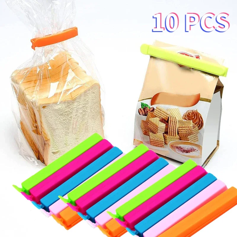 10pcs Ultralight Food Snack Storage Sealer Portable Reuasable Kitchen Sealing Bag Clips Snack Bag Sealing Bag Packaging Clips
10pcs Ultralight Food Snack Storage Sealer Portable Reuasable Kitchen Sealing Bag Clips Snack Bag Sealing Bag Packaging Clips