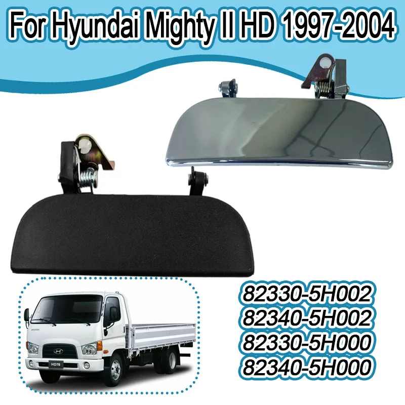For Hyundai Mighty II HD 1997-2004 Exterior Chrome Door Handle Black 82330-5H002 82340-5H002 82330-5H000 82340-5H000
For Hyundai Mighty II HD 1997-2004 Exterior Chrome Door Handle Black 82330-5H002 82340-5H002 82330-5H000 82340-5H000