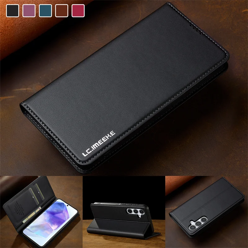 Кожаный магнитный флип-чехол для Samsung Galaxy S25 FE S24 S23 Plus A17 A16 A56 A36 A14 A15 A34 A35 A53 A54 A55 Чехол-кошелек для карт
Кожаный магнитный флип-чехол для Samsung Galaxy S25 FE S24 S23 Plus A17 A16 A56 A36 A14 A15 A34 A35 A53 A54 A55 Чехол-кошелек для карт