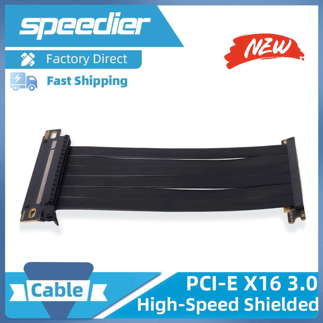 Double Reverse PCI Express 4.0/3.0 Riser X16 Cable Graphics Video Card GPU ITX A4 Mini PC Case Pcie Riser Extension Cable