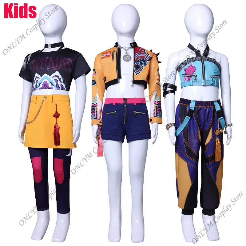 Kids Rumi Kpop Demon Hunter Cosplay Zoey Cosplay Costume Kids Demon Hunter Mira Cosplay Children Christmas Halloween Clothes
Kids Rumi Kpop Demon Hunter Cosplay Zoey Cosplay Costume Kids Demon Hunter Mira Cosplay Children Christmas Halloween Clothes