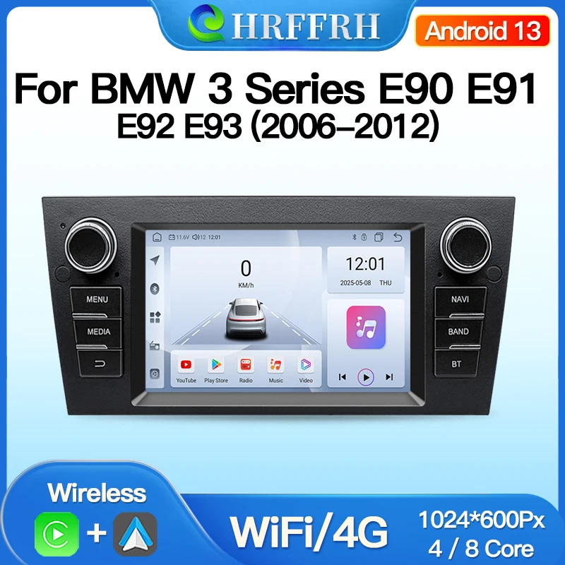 Android Car Radio For BMW 3 Series E90 E91 E92 E93 2006-2012 GPS Multimedia Player Auto Carplay Wifi 4G Bluetooth 8Core Stereo
Android Car Radio For BMW 3 Series E90 E91 E92 E93 2006-2012 GPS Multimedia Player Auto Carplay Wifi 4G Bluetooth 8Core Stereo