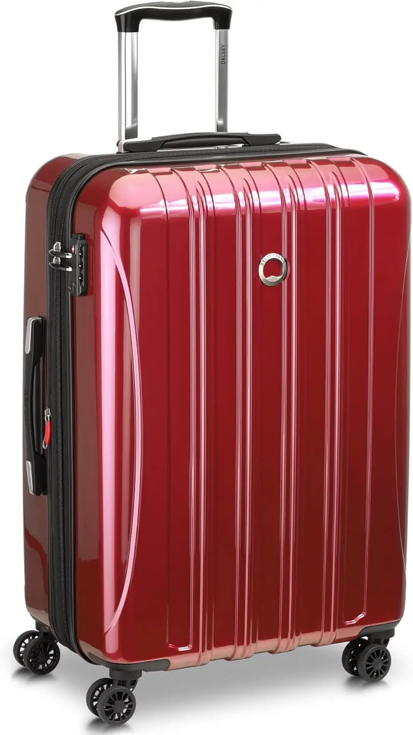 Hardside Expandable Luggage with Spinner Wheels, Brick Red, Checked-Medium 24 Inch, Lightweight Polycarbonate Shell for Travel
Hardside Expandable Luggage with Spinner Wheels, Brick Red, Checked-Medium 24 Inch, Lightweight Polycarbonate Shell for Travel