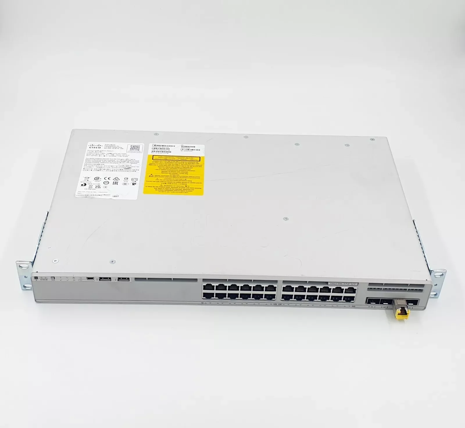New Cisco C9200L-24P-4G-A 24 Port Industrial Switch Gigabit Ethernet LACP POE SNMP VLAN Full Half Duplex Network Switch
New Cisco C9200L-24P-4G-A 24 Port Industrial Switch Gigabit Ethernet LACP POE SNMP VLAN Full Half Duplex Network Switch