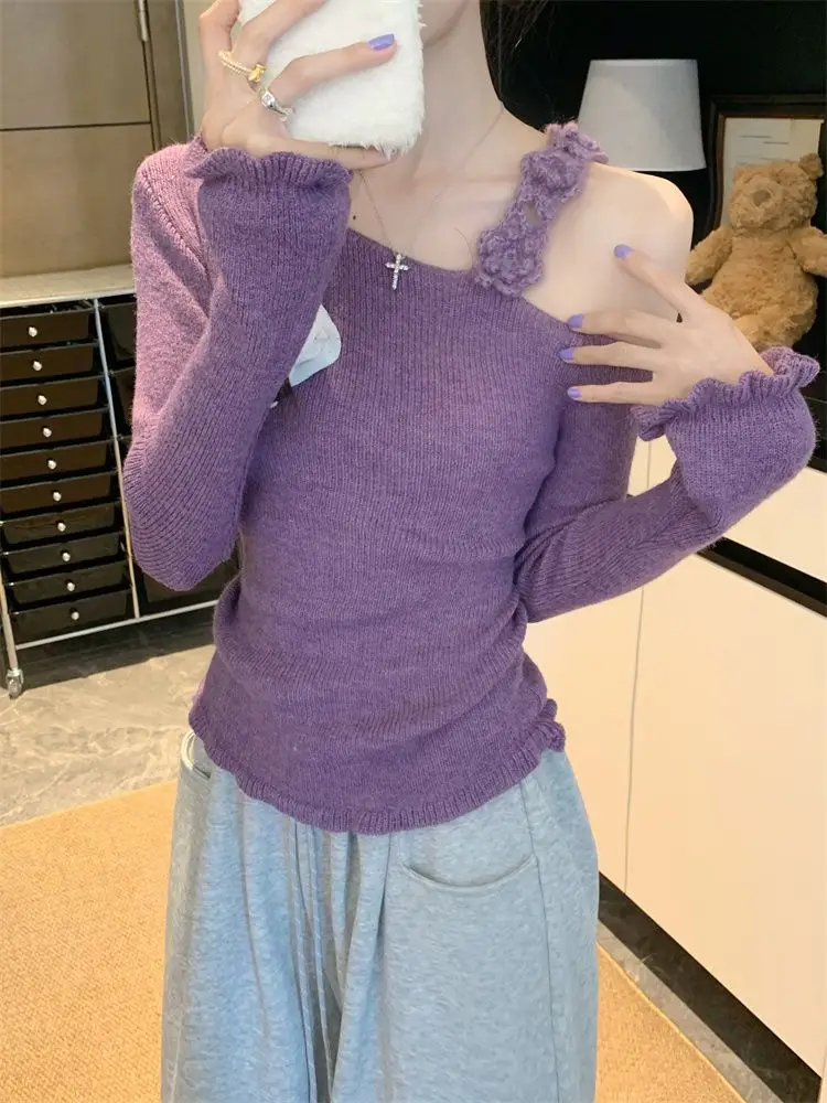 Harajuku Sweet Casual Knitted Top for Women Autumn Winter Bottoming Sweaters Mujer 2025 Fashion Trend All-match Pullovers
Harajuku Sweet Casual Knitted Top for Women Autumn Winter Bottoming Sweaters Mujer 2025 Fashion Trend All-match Pullovers