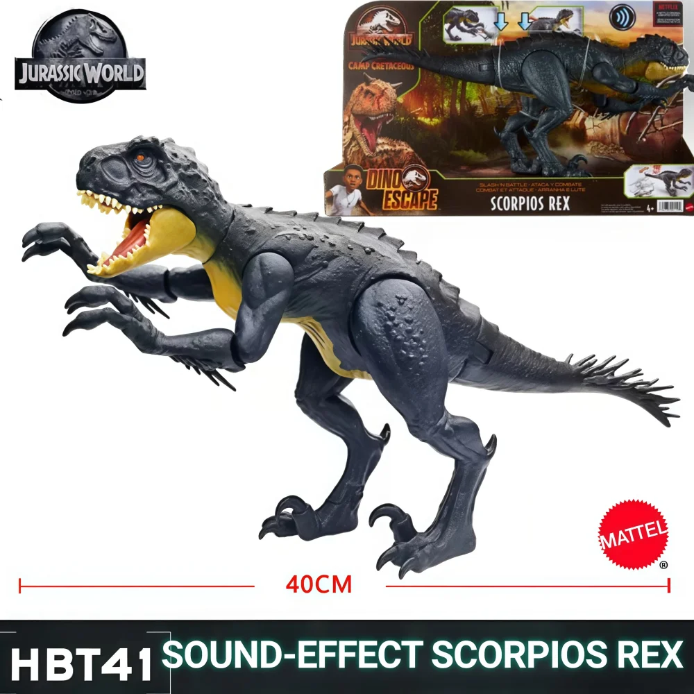 Jurassic World Camp Cretaceous Black Scorpios Rex Dinosaur Action Figure Roar Slash Attack Model Toy Boys Kids Collection Gift
Jurassic World Camp Cretaceous Black Scorpios Rex Dinosaur Action Figure Roar Slash Attack Model Toy Boys Kids Collection Gift