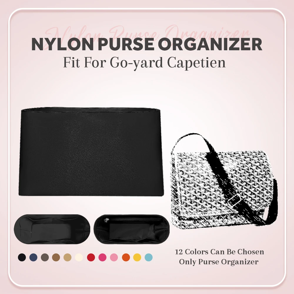 Nylon Purse Organizer Insert, Large Bag Organizer Insert Fit for Go-yard Capetien Handbag Slim Inner Liner BagOrganizer Insert
Nylon Purse Organizer Insert, Large Bag Organizer Insert Fit for Go-yard Capetien Handbag Slim Inner Liner BagOrganizer Insert