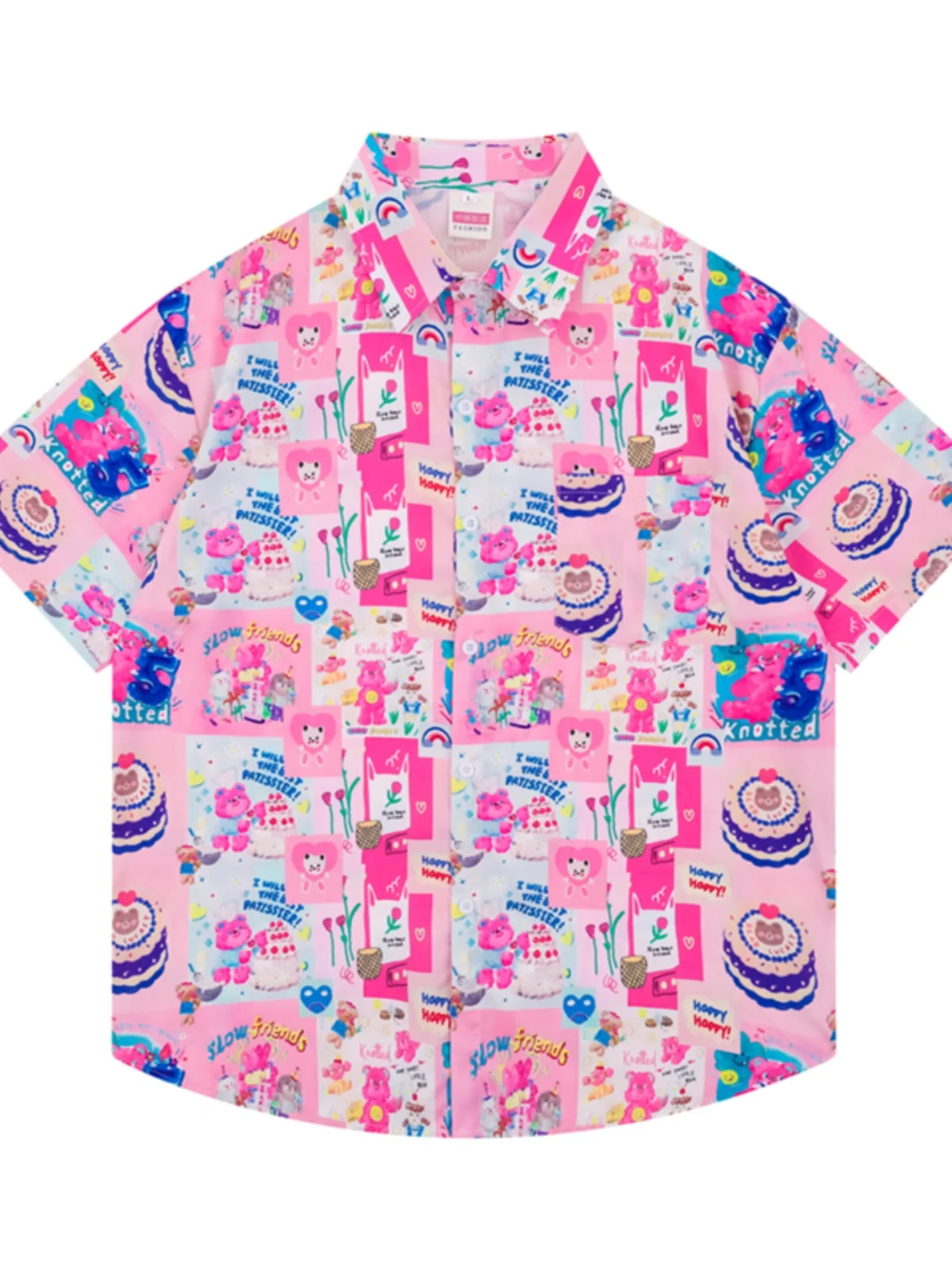 Summer Casual Loose Women's ort Sve irt Fun Cartoon Print Vaion Floral Sle Breathable Polyester Fiber irt
Summer Casual Loose Women's ort Sve irt Fun Cartoon Print Vaion Floral Sle Breathable Polyester Fiber irt