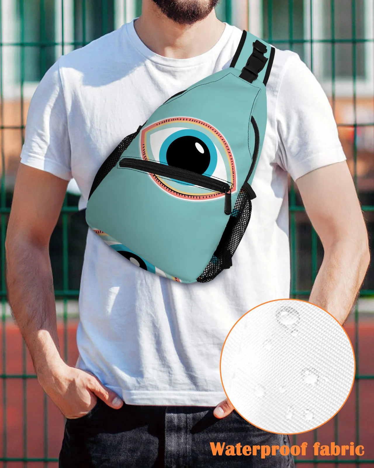 Eyes Eyeballs Eyelashes Chest Bag for Men Casual Sports Shoulder Bag Women's Travel Waterproof Messenger Bag
Eyes Eyeballs Eyelashes Chest Bag for Men Casual Sports Shoulder Bag Women's Travel Waterproof Messenger Bag