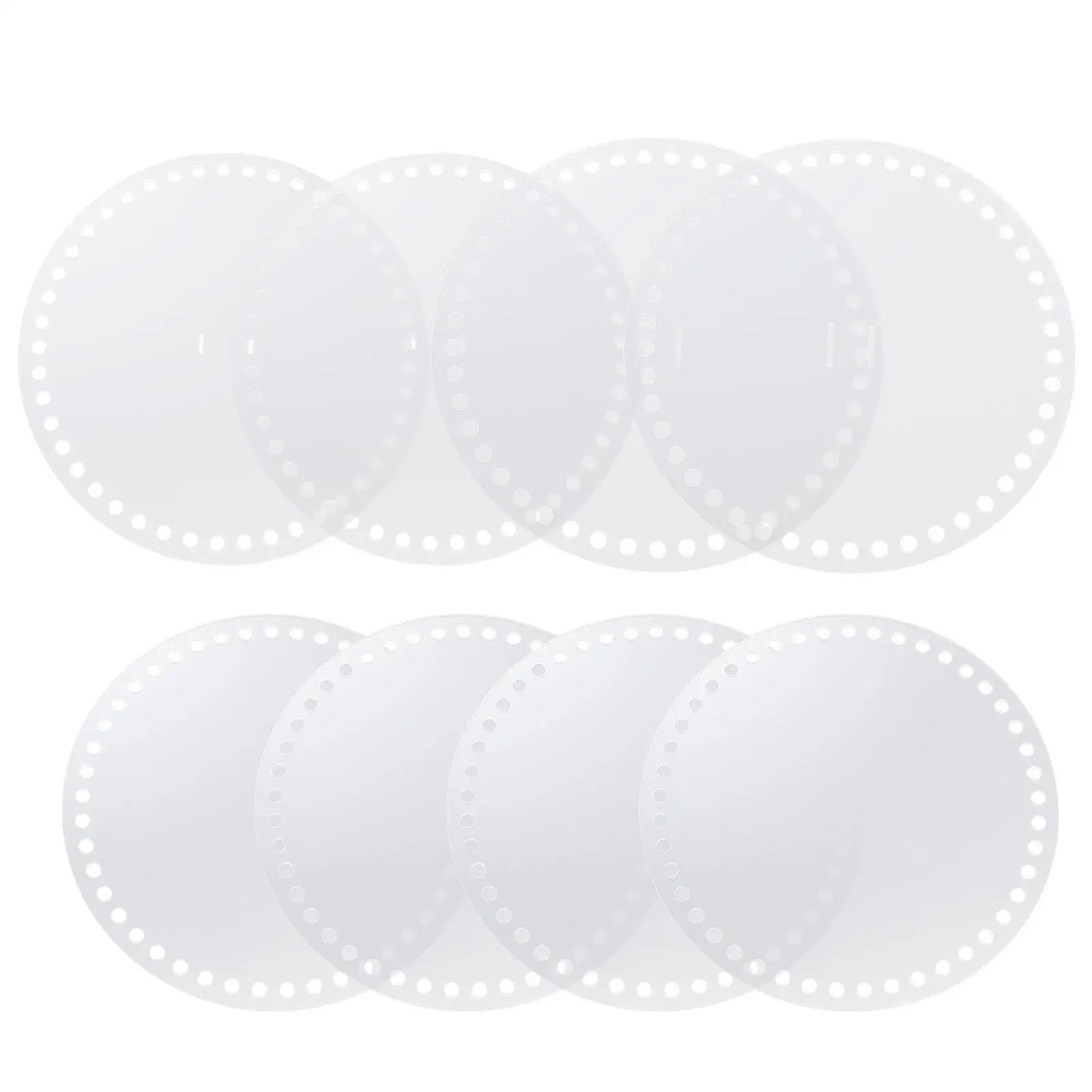 8 Pcs Acrylic Sheet Accessories Transparent Round DIY Material H made Weaving Parts Braided Bag Crafting Student Supplies
8 Pcs Acrylic Sheet Accessories Transparent Round DIY Material H made Weaving Parts Braided Bag Crafting Student Supplies