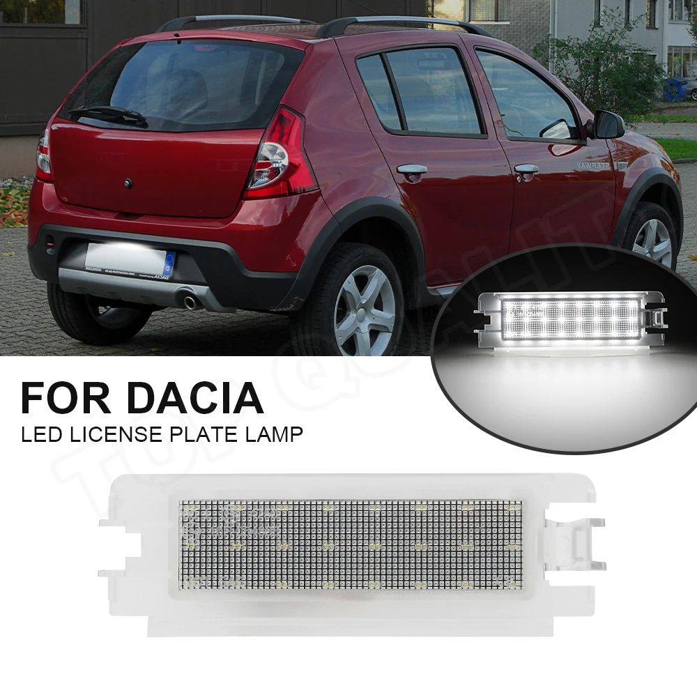 1Pc LED License Number Plate Light For Dacia Logan II Sandero II 2012-UP For Renault Symbol Logan Car Tail Lamp
1Pc LED License Number Plate Light For Dacia Logan II Sandero II 2012-UP For Renault Symbol Logan Car Tail Lamp