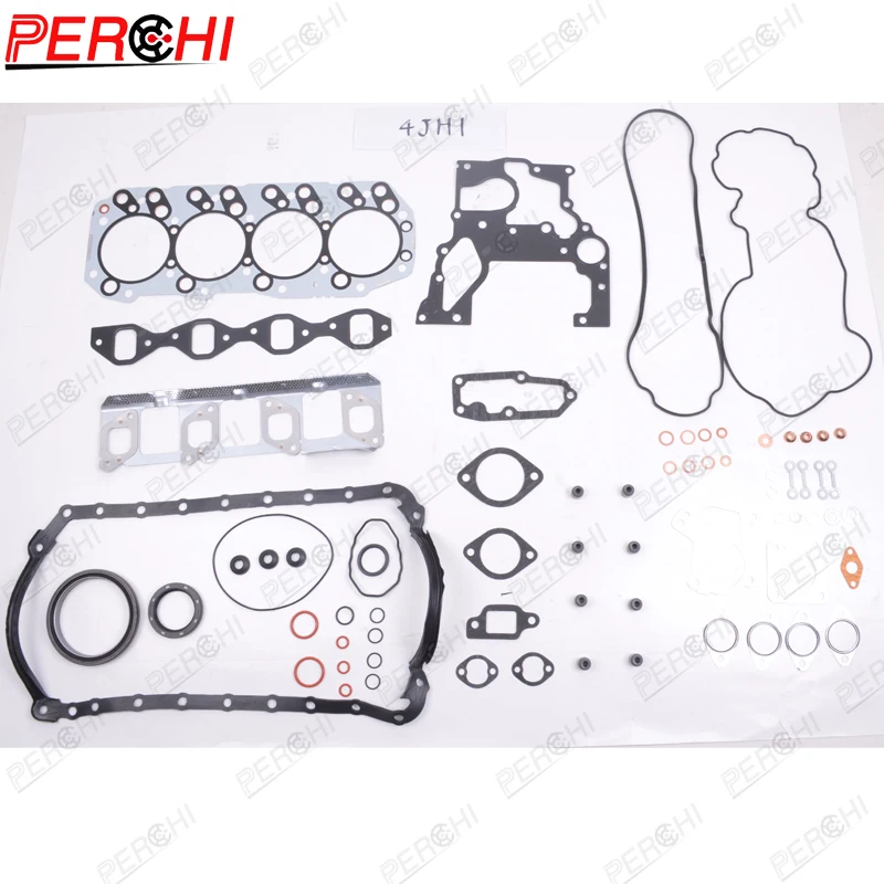 Комплект для ремонта прокладки головки двигателя PERCHI для ISUZU 4JH1/4KH1/600P OEM 5-87814316-3, лучший комплект прокладок головки
Комплект для ремонта прокладки головки двигателя PERCHI для ISUZU 4JH1/4KH1/600P OEM 5-87814316-3, лучший комплект прокладок головки
