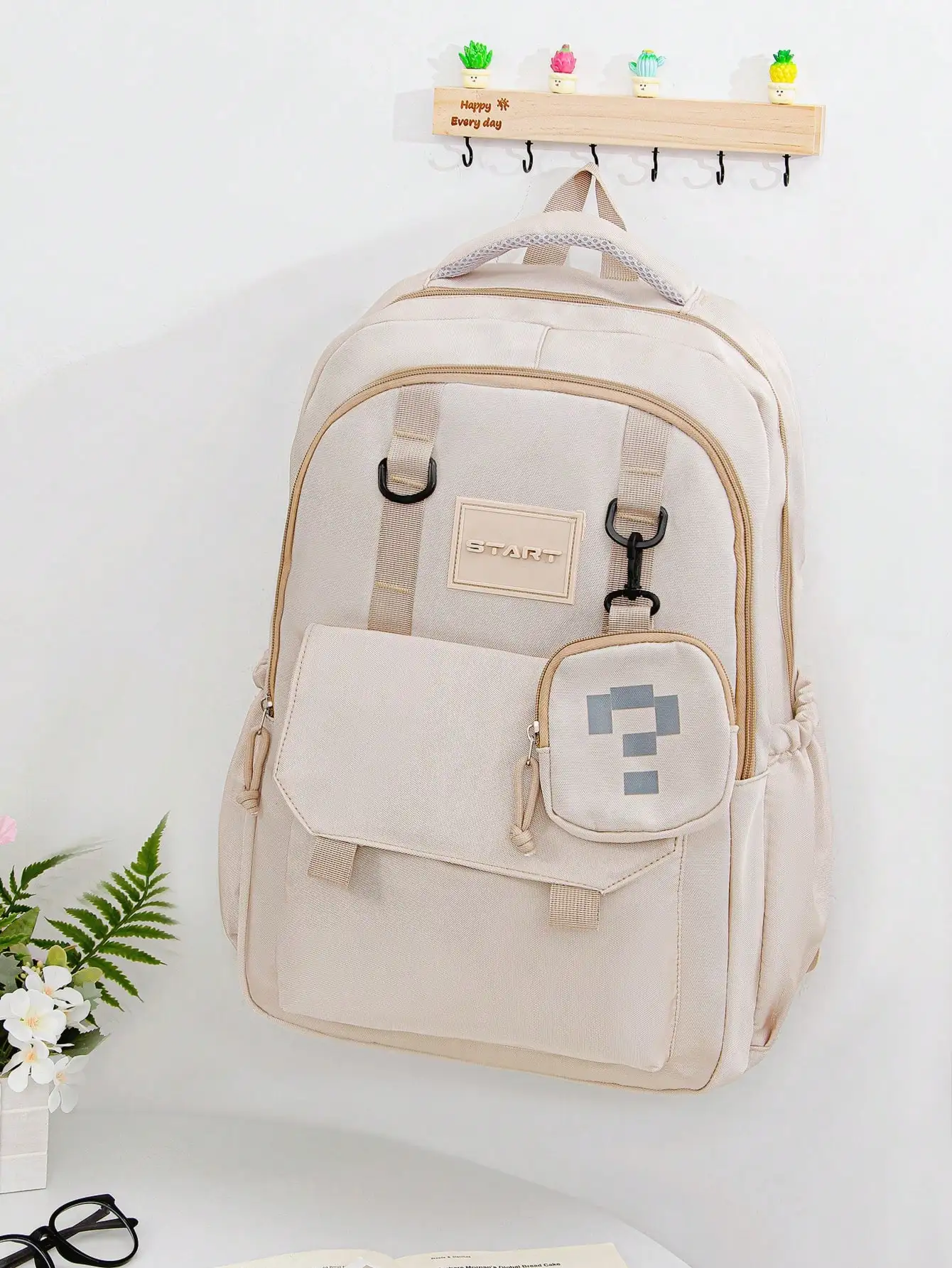 Fashionable Solid Color High Capacity Nylon Casual Multifunctional Backpack With Multiple Pockets, Suitable For Students, Ladies
Fashionable Solid Color High Capacity Nylon Casual Multifunctional Backpack With Multiple Pockets, Suitable For Students, Ladies