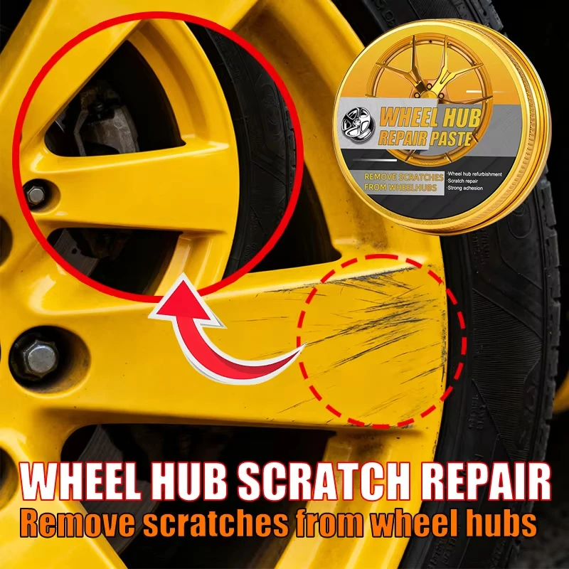 Car Wheel Hub Scratch Refurbishment Paste, Tire Rim Scratch Paint Repair Paste - Aluminum and Steel Rings Dent Restore Care
Car Wheel Hub Scratch Refurbishment Paste, Tire Rim Scratch Paint Repair Paste - Aluminum and Steel Rings Dent Restore Care