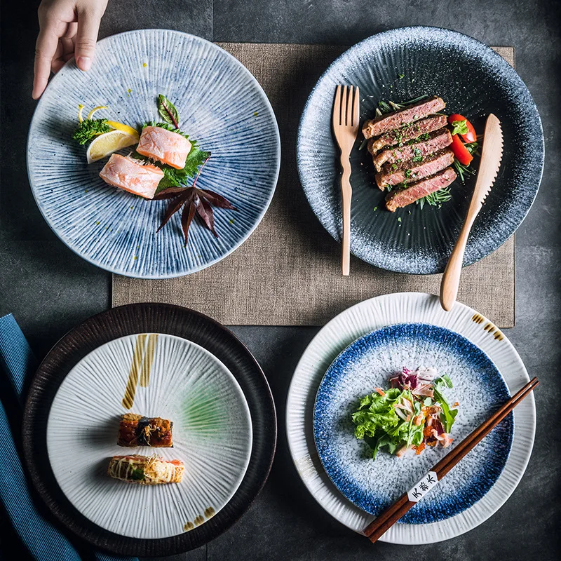 Ceramic Japanese Household Creative Steak Salad Plate, Western Cuisine Dish, Cuisine Tableware, Shallow Plate
Ceramic Japanese Household Creative Steak Salad Plate, Western Cuisine Dish, Cuisine Tableware, Shallow Plate