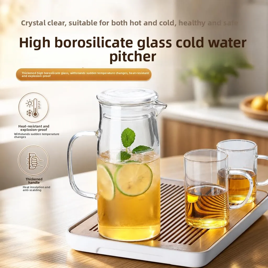 Large Capacity High Borosilicate Glass Milk Juice Water Bottle with Handle Transparent Explosion-Proof Glass Pot Kitchen Uten...
Large Capacity High Borosilicate Glass Milk Juice Water Bottle with Handle Transparent Explosion-Proof Glass Pot Kitchen Uten...
