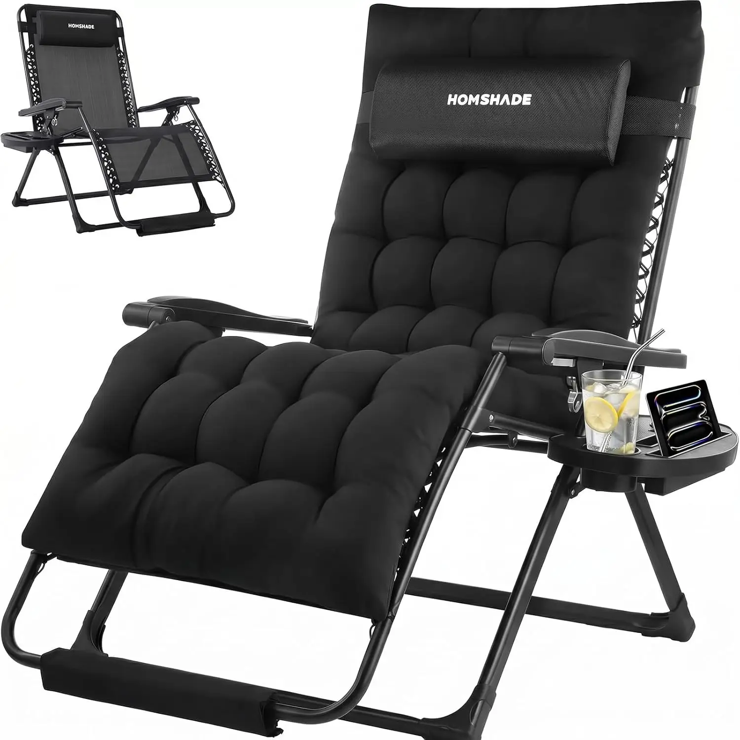 XXL Zero Gravity Recliner Chair w/ Cushion Headrest Footrest 500LBS Patio Camping Indoor, Custom
XXL Zero Gravity Recliner Chair w/ Cushion Headrest Footrest 500LBS Patio Camping Indoor, Custom