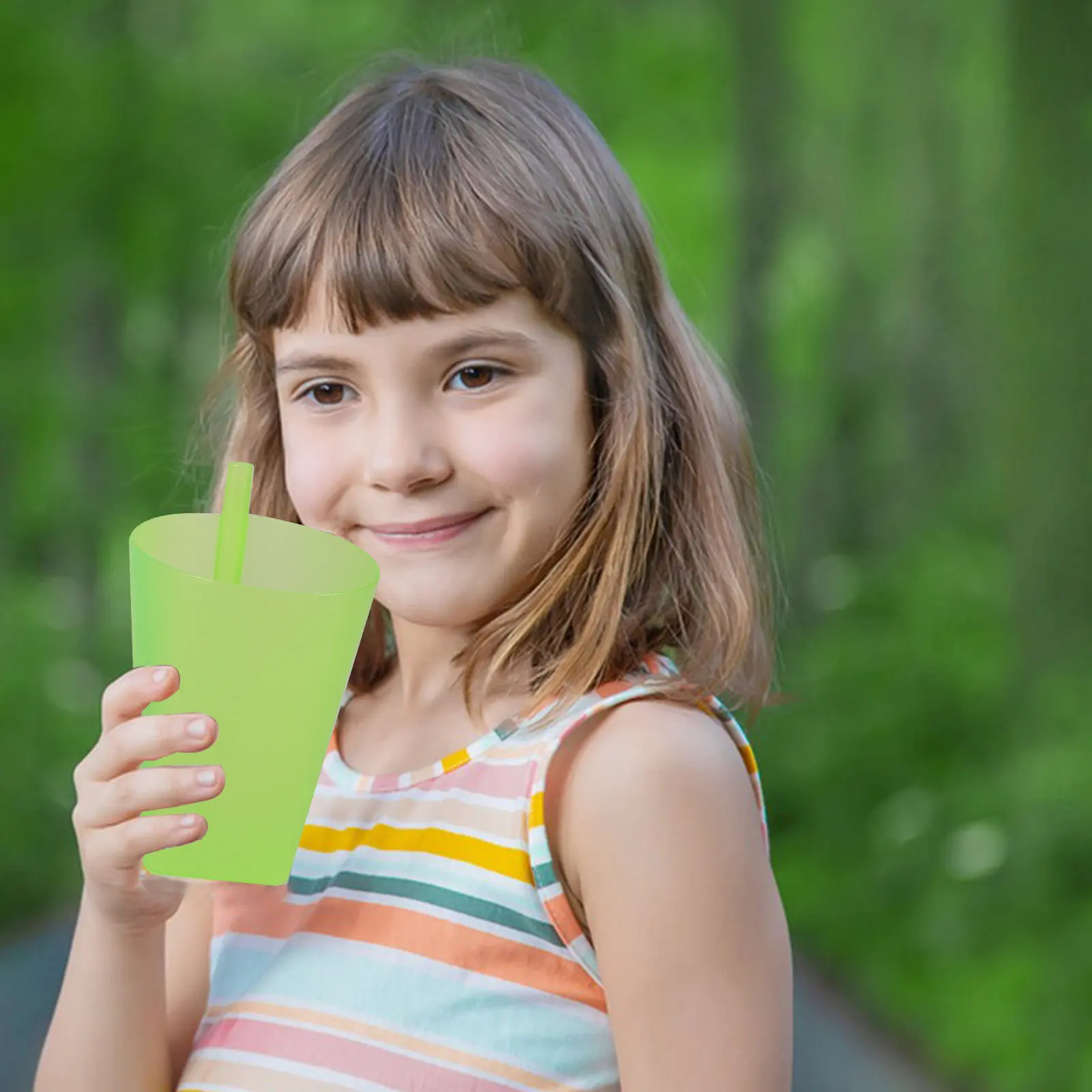 6Pcs Children Sippy Cup with Built-in Straw Safe Plastic Cup for Kids Easy Carry Drinking Solution Straw Cups for Kids
6Pcs Children Sippy Cup with Built-in Straw Safe Plastic Cup for Kids Easy Carry Drinking Solution Straw Cups for Kids