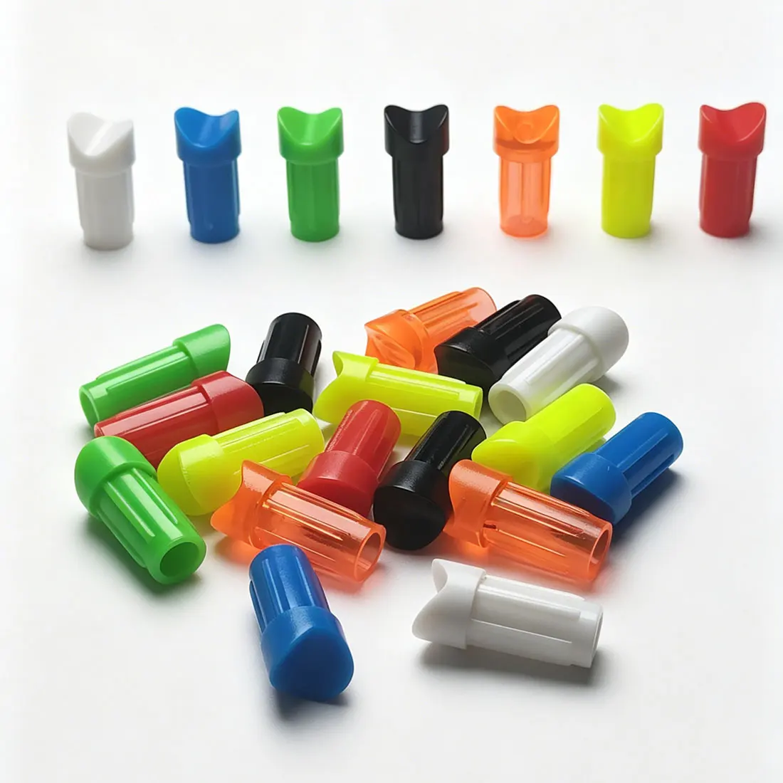 50Pcs Achery Half Moon Arrow Nocks Plastic Crossbow Arrow Nocks Hunting Arrow Tails for ID7.6mm/OD8.8mm Crossbow Arrow Shaft
50Pcs Achery Half Moon Arrow Nocks Plastic Crossbow Arrow Nocks Hunting Arrow Tails for ID7.6mm/OD8.8mm Crossbow Arrow Shaft