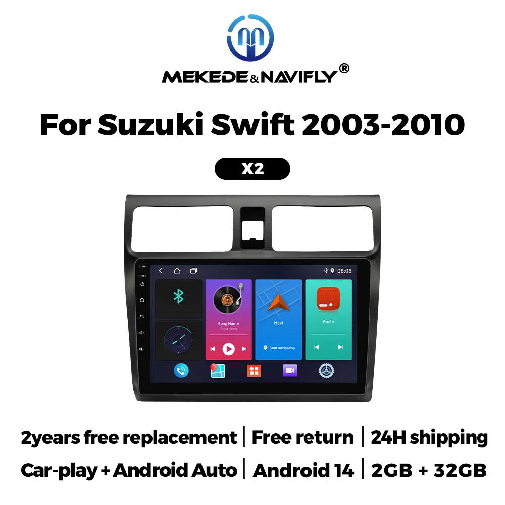 2din Android 14 2GB+32GB Car Radio For Suzuki Swift 2003-2010 Multimidia Video Player Navigation GPS DSP CarPlay Auto Head Unit
2din Android 14 2GB+32GB Car Radio For Suzuki Swift 2003-2010 Multimidia Video Player Navigation GPS DSP CarPlay Auto Head Unit