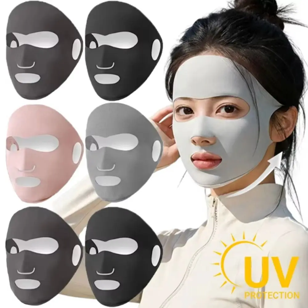 Cool Ice Silk Sun Protection Mask Breathable Full Face Anti-UV Neck Scarf Adjustable Sunscree Sunshade Face Mask Summer
Cool Ice Silk Sun Protection Mask Breathable Full Face Anti-UV Neck Scarf Adjustable Sunscree Sunshade Face Mask Summer