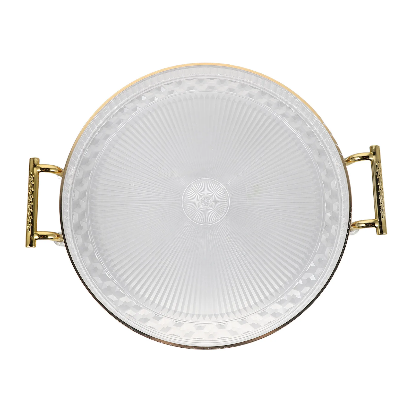 Round Decorative Tea Tray Plastic Hammered Vanity Organizer Serving Tray Handles for Coffee Cups Dessert Fruit Trinket Jewelry
Round Decorative Tea Tray Plastic Hammered Vanity Organizer Serving Tray Handles for Coffee Cups Dessert Fruit Trinket Jewelry