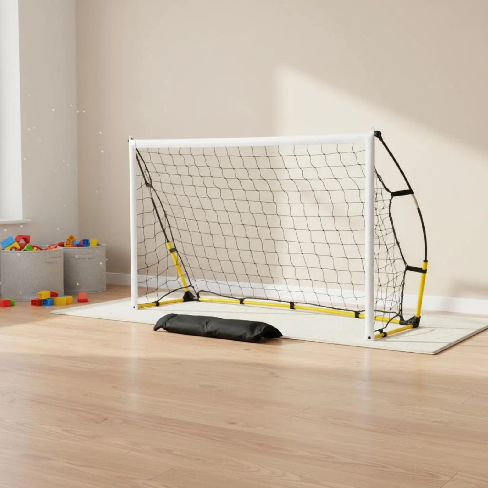 Portable Soccer Goal Quick Assembly Instant Setup Soccer Goal Sports Gear Carry Bag Metal Frame for Indoor
Portable Soccer Goal Quick Assembly Instant Setup Soccer Goal Sports Gear Carry Bag Metal Frame for Indoor
