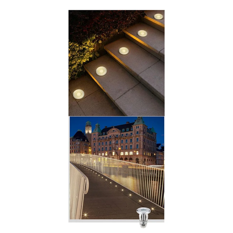 ABBO-LED Deck White Light Lamp IP68 Waterproof Stainless Steel Recessed Garden Stair Underground Bulb Lamp Wall Spotlight
ABBO-LED Deck White Light Lamp IP68 Waterproof Stainless Steel Recessed Garden Stair Underground Bulb Lamp Wall Spotlight