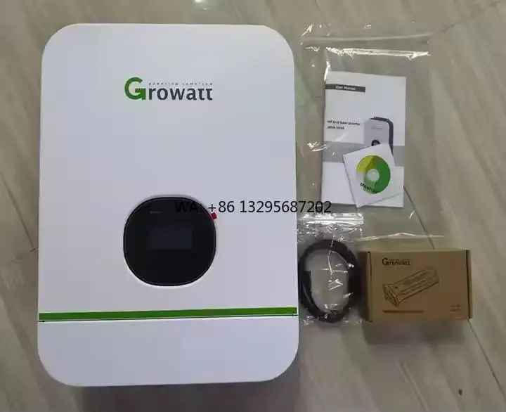 Growatt SPF 3000TL LVM Off-Grid Hybrid Single Phase Inverter for Solar Energy Storage System
Growatt SPF 3000TL LVM Off-Grid Hybrid Single Phase Inverter for Solar Energy Storage System