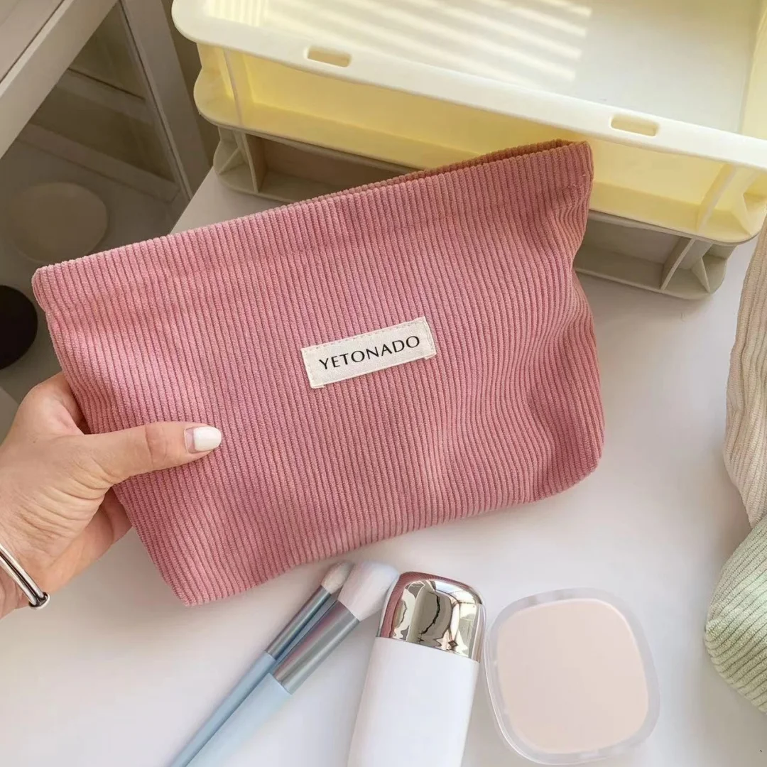 Travel Cosmetic Bag Corduroy Portable Makeup Organizer Makeup Storage Bag Spacious Large Capacity Zipper Pouch For Backpack Gift
Travel Cosmetic Bag Corduroy Portable Makeup Organizer Makeup Storage Bag Spacious Large Capacity Zipper Pouch For Backpack Gift