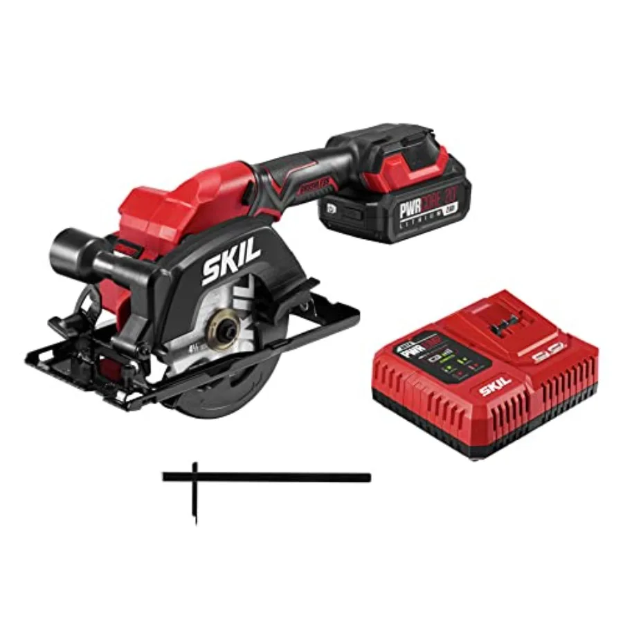 20 Brushless 20V 4-1/2 in. Compact Lightweight One-Hand Circular Saw Kit with Up to 6000 RPM Includes 2.0Ah PWR CO
20 Brushless 20V 4-1/2 in. Compact Lightweight One-Hand Circular Saw Kit with Up to 6000 RPM Includes 2.0Ah PWR CO
