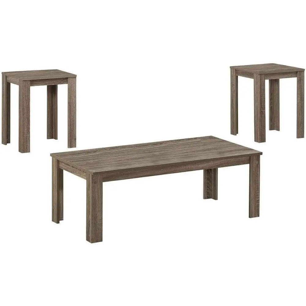 Contemporary Taupe 3-Piece Coffee Table Set with Tapered Legs for Durable Wooden Living Room Furniture
Contemporary Taupe 3-Piece Coffee Table Set with Tapered Legs for Durable Wooden Living Room Furniture
