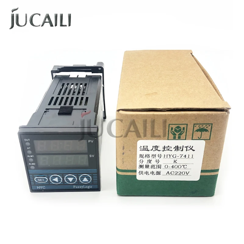 HYG-7411 Temperature Controller AC 220V for inkjet printer parts heating control unit controlling temperature
HYG-7411 Temperature Controller AC 220V for inkjet printer parts heating control unit controlling temperature