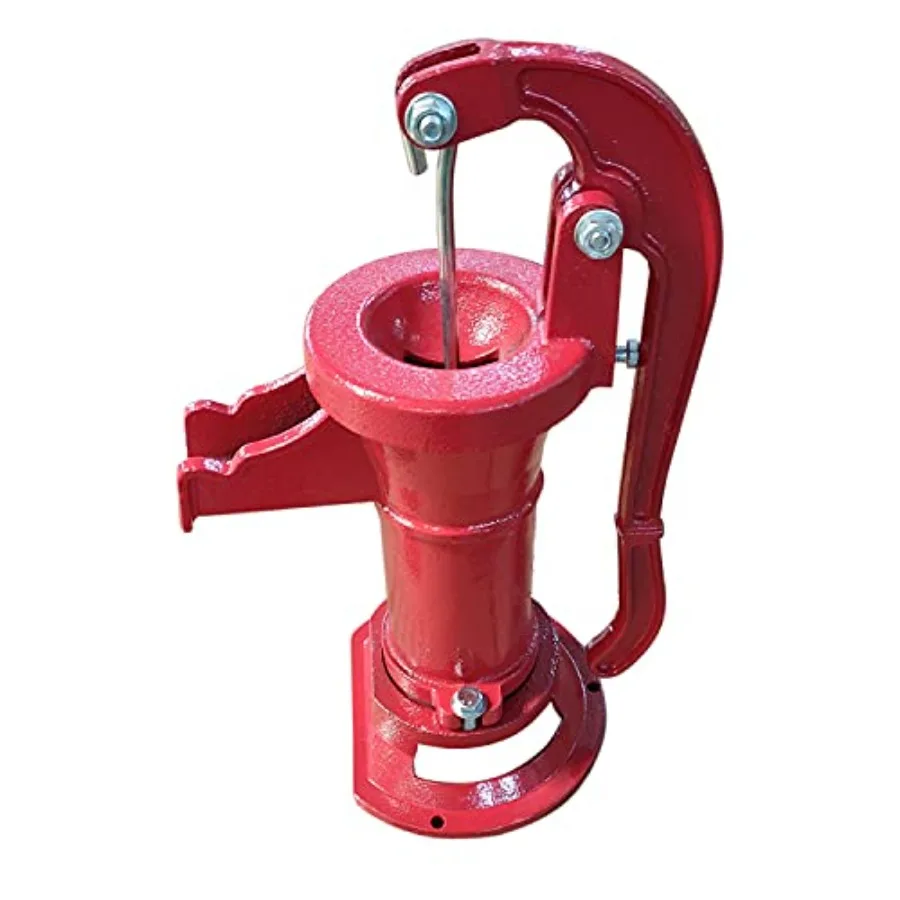 Manual Pitcher Pump 25 FT Max Lift Red Cast Iron for Home Yard Garden Farm Pond
Manual Pitcher Pump 25 FT Max Lift Red Cast Iron for Home Yard Garden Farm Pond