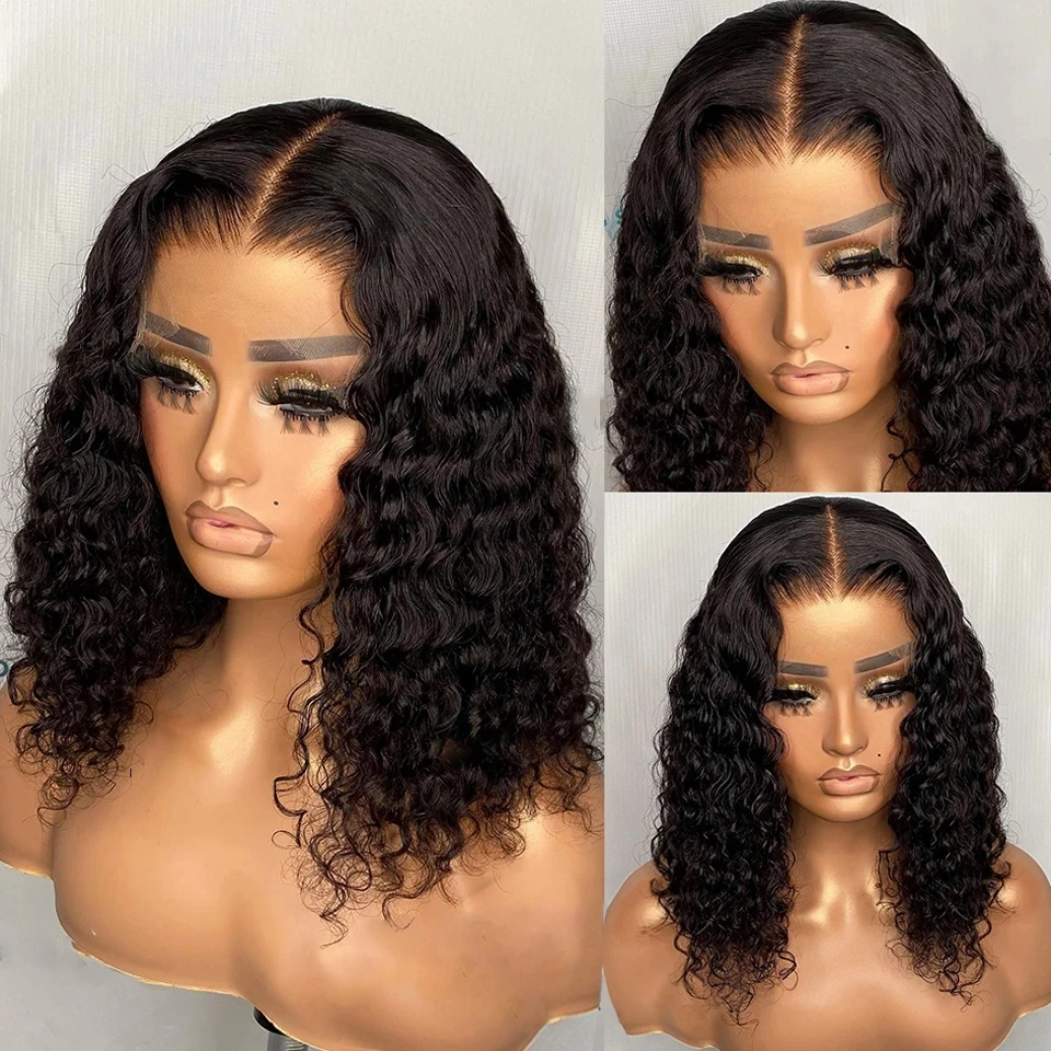 Short Curly Bob Wigs Lace Front Human Hair Wigs Deep Wave 13x4 HD Lace Frontal Wig Wear Go 4x4 HD Lace Closure Wig Sale
Short Curly Bob Wigs Lace Front Human Hair Wigs Deep Wave 13x4 HD Lace Frontal Wig Wear Go 4x4 HD Lace Closure Wig Sale