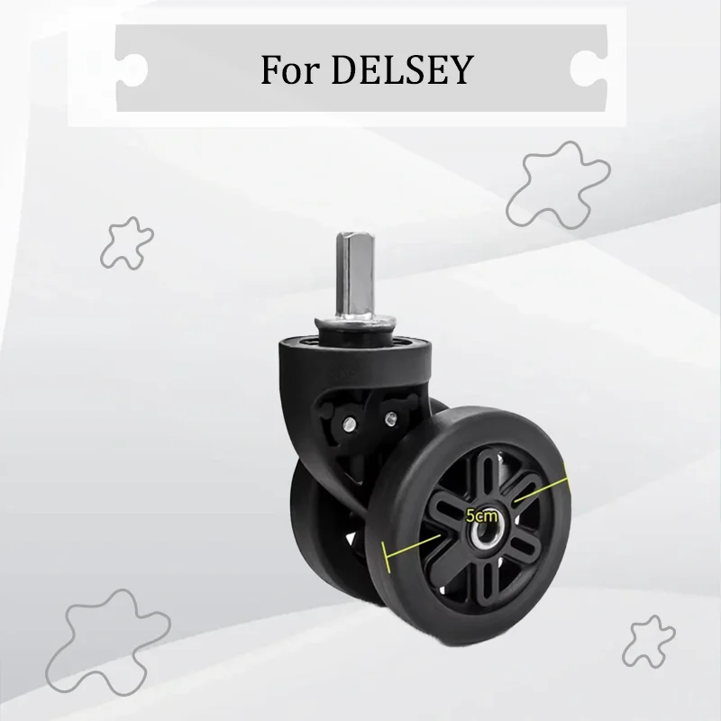 For DELSEY Premium Luggage Wheels 360° Rotation TPU Ultra-Quiet Heavy Duty Universal Suitcase Repair Parts
For DELSEY Premium Luggage Wheels 360° Rotation TPU Ultra-Quiet Heavy Duty Universal Suitcase Repair Parts