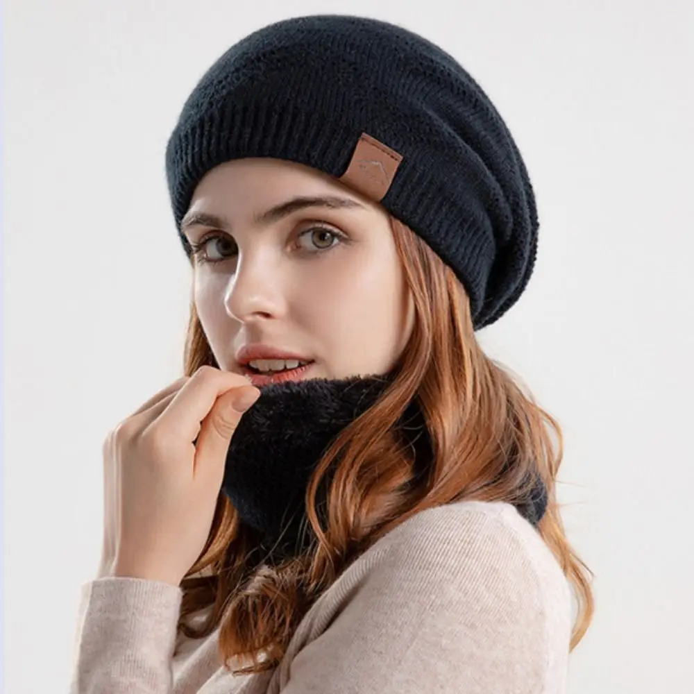 soft Winter Beanie Hat Scarf Set Thicken Thermal Protection Thermal Knit Cap Fleece Lined Stylish Design Warm Wool Hat
soft Winter Beanie Hat Scarf Set Thicken Thermal Protection Thermal Knit Cap Fleece Lined Stylish Design Warm Wool Hat