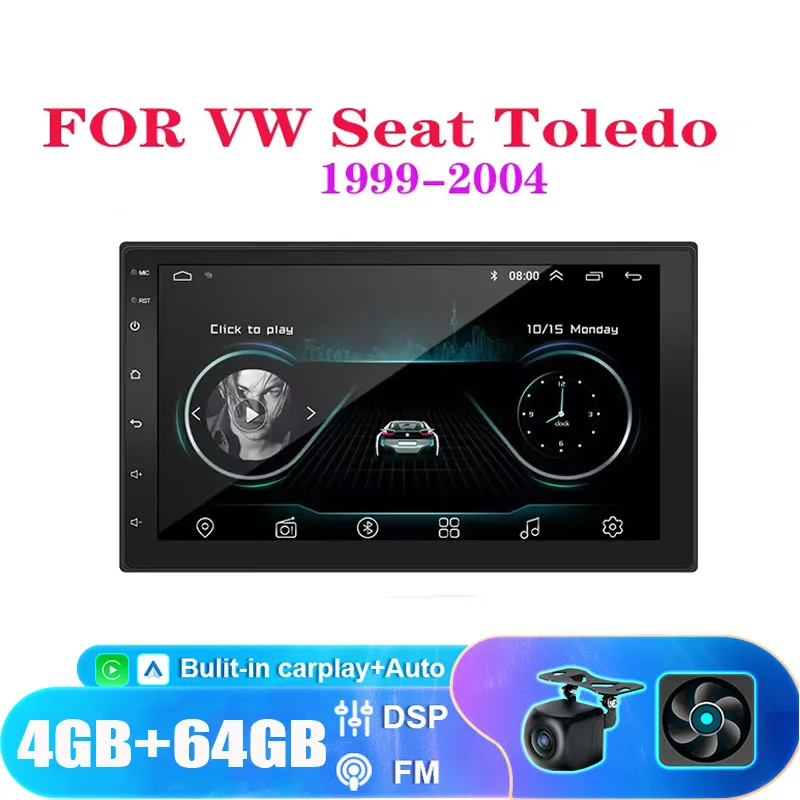 2Din 7" Android 13 CarPlay Auto Radio For Seat Toledo 1999-2004 Multimedia Player GPS Stereo WiFi Car Radio BT
2Din 7" Android 13 CarPlay Auto Radio For Seat Toledo 1999-2004 Multimedia Player GPS Stereo WiFi Car Radio BT