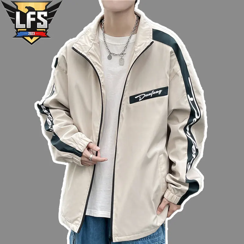 Patchwork Stand Collar Windbreaker Color Block Coat College Casual Loose Jackets Couple Hip Hop Autumn 2023 Spring Jacket Men
Patchwork Stand Collar Windbreaker Color Block Coat College Casual Loose Jackets Couple Hip Hop Autumn 2023 Spring Jacket Men