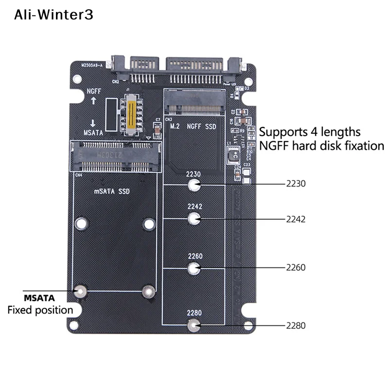 (YY)1Pc 2025 New NGFF to SATA 3 External HDD Enclosure Adapter MSATA SSD M.2 SATA Protocol Adapter Board for Data Transfer
(YY)1Pc 2025 New NGFF to SATA 3 External HDD Enclosure Adapter MSATA SSD M.2 SATA Protocol Adapter Board for Data Transfer