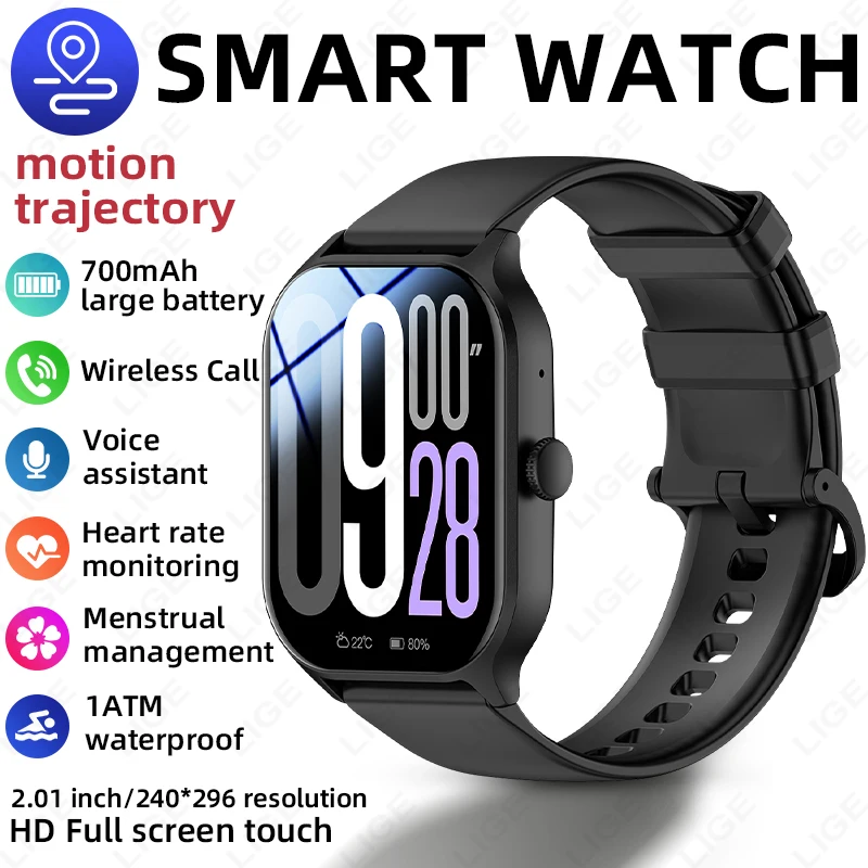 2026 New Smart Watch Men 2.01 inch AI Voice Sports Full Touch Screen Heart Rate Bluetooth Call 1ATM Waterproof Smartwatch Women
2026 New Smart Watch Men 2.01 inch AI Voice Sports Full Touch Screen Heart Rate Bluetooth Call 1ATM Waterproof Smartwatch Women