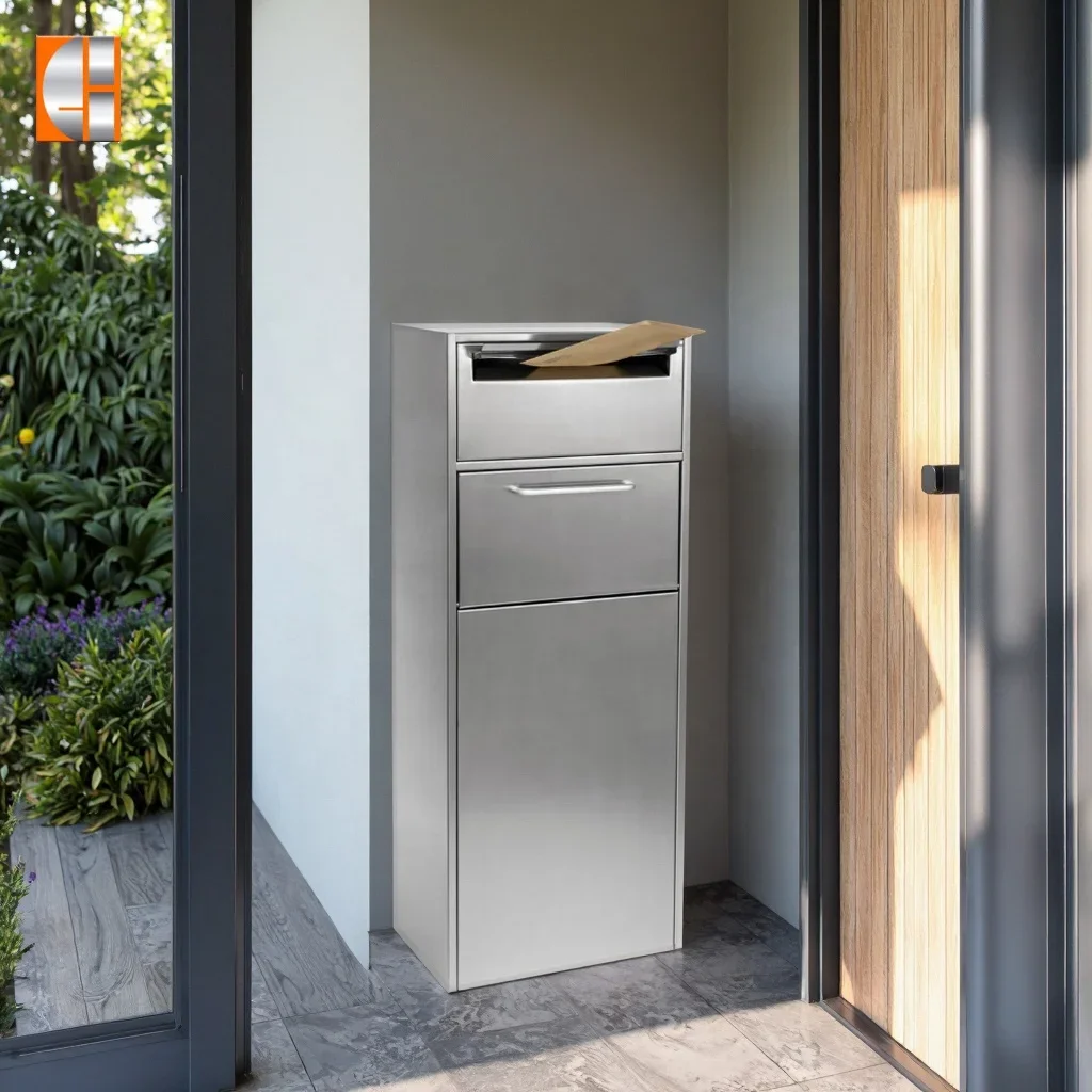 Customized stainless steel parcel mailbox Floor-to-ceiling parcel mailbox
Customized stainless steel parcel mailbox Floor-to-ceiling parcel mailbox