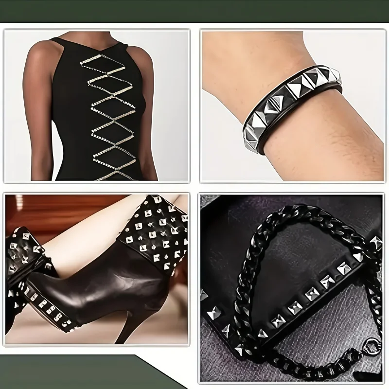 101pcs Spikes for stage wear, reflective silver, fix sequins, no snag, eye-catching performance look
101pcs Spikes for stage wear, reflective silver, fix sequins, no snag, eye-catching performance look