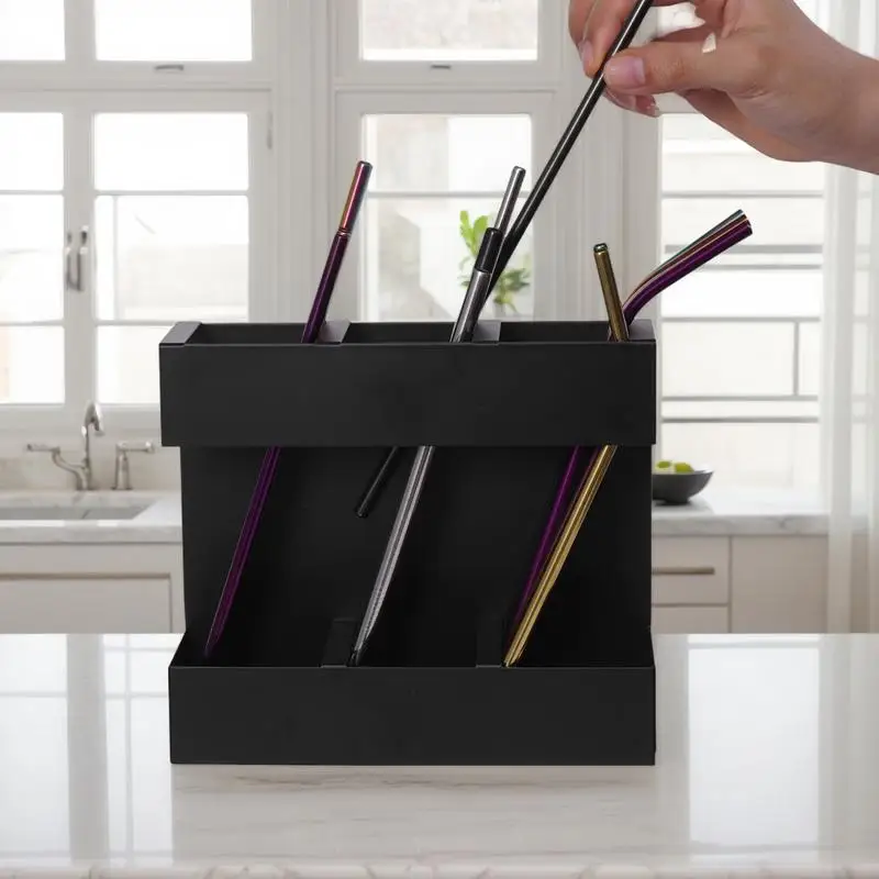 Straw Organizer Straw Organizer With Adhesive Slim Reusable 3 Grid Wall Mounted Rack For Wall Party Fridge Kitchen Cupboard
Straw Organizer Straw Organizer With Adhesive Slim Reusable 3 Grid Wall Mounted Rack For Wall Party Fridge Kitchen Cupboard