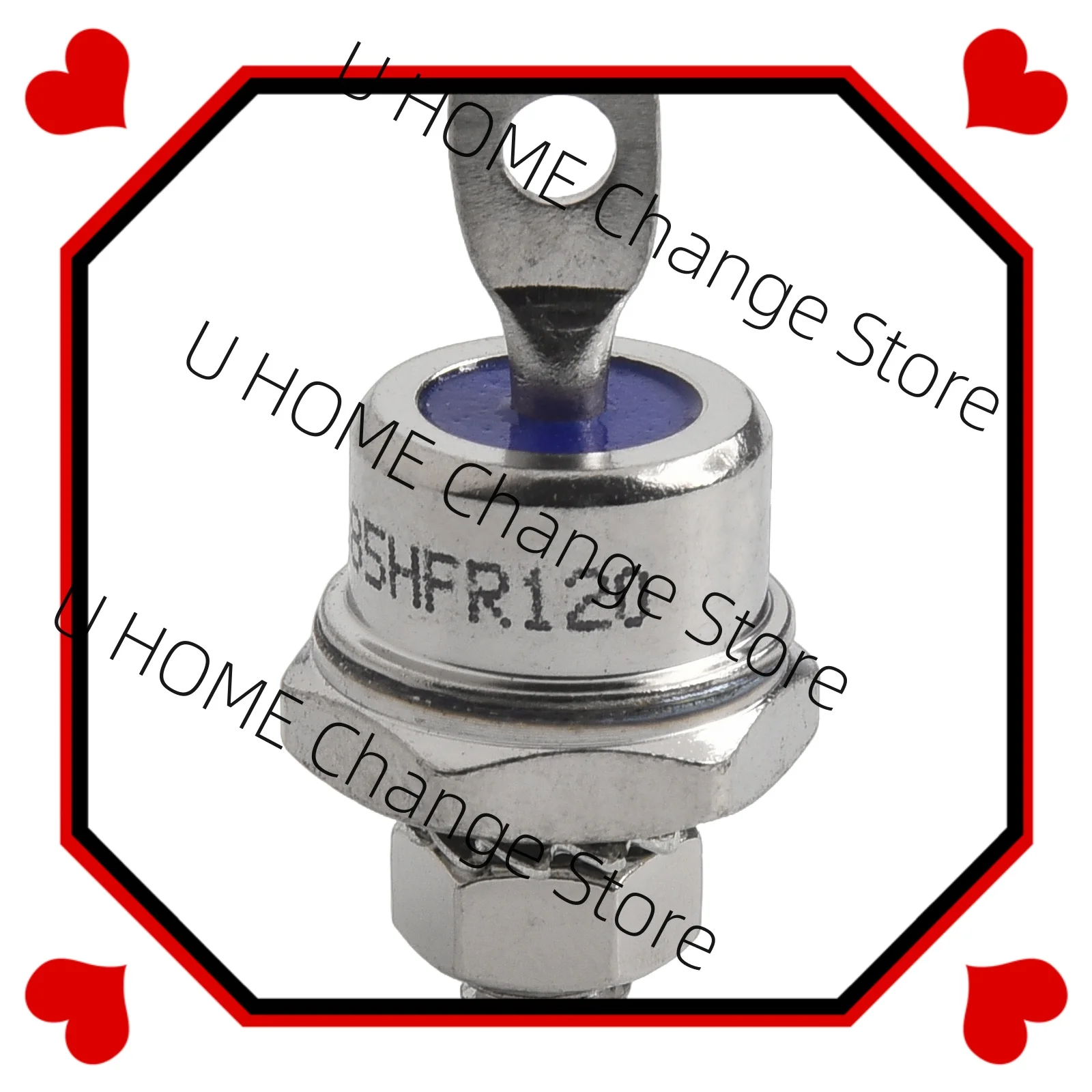 85HF120/85HFR120 85A 1200V Negative Anode Stud Mount Diode Rectifier Screw 6mm Rectifier Diode 85A 1200V Negative Anode Stud Mo
85HF120/85HFR120 85A 1200V Negative Anode Stud Mount Diode Rectifier Screw 6mm Rectifier Diode 85A 1200V Negative Anode Stud Mo