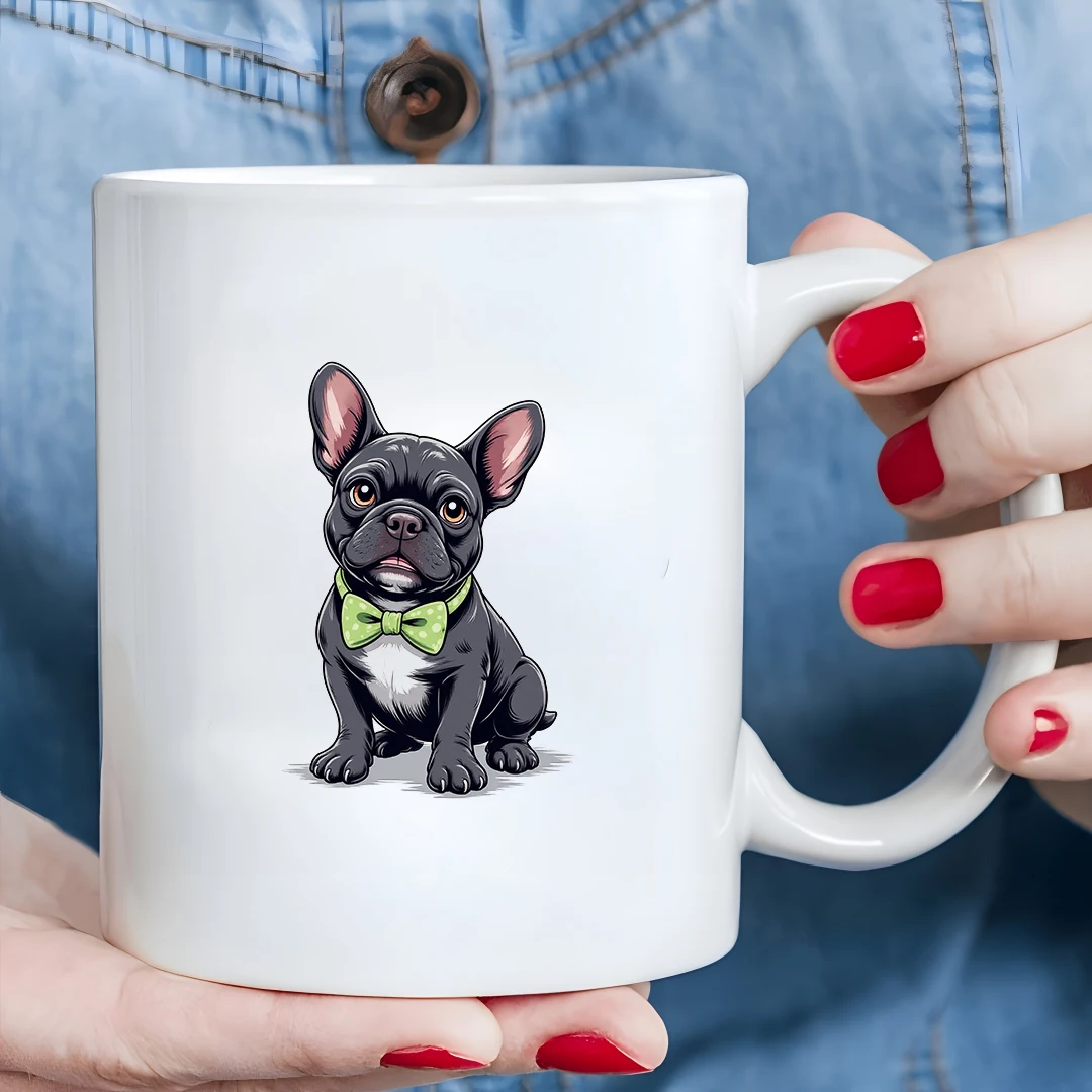 French Bulldog Puppy Cartoon Mug 11OZ Kids Cold & Hot Beverage Cup Christmas Family Office Gift
French Bulldog Puppy Cartoon Mug 11OZ Kids Cold & Hot Beverage Cup Christmas Family Office Gift
