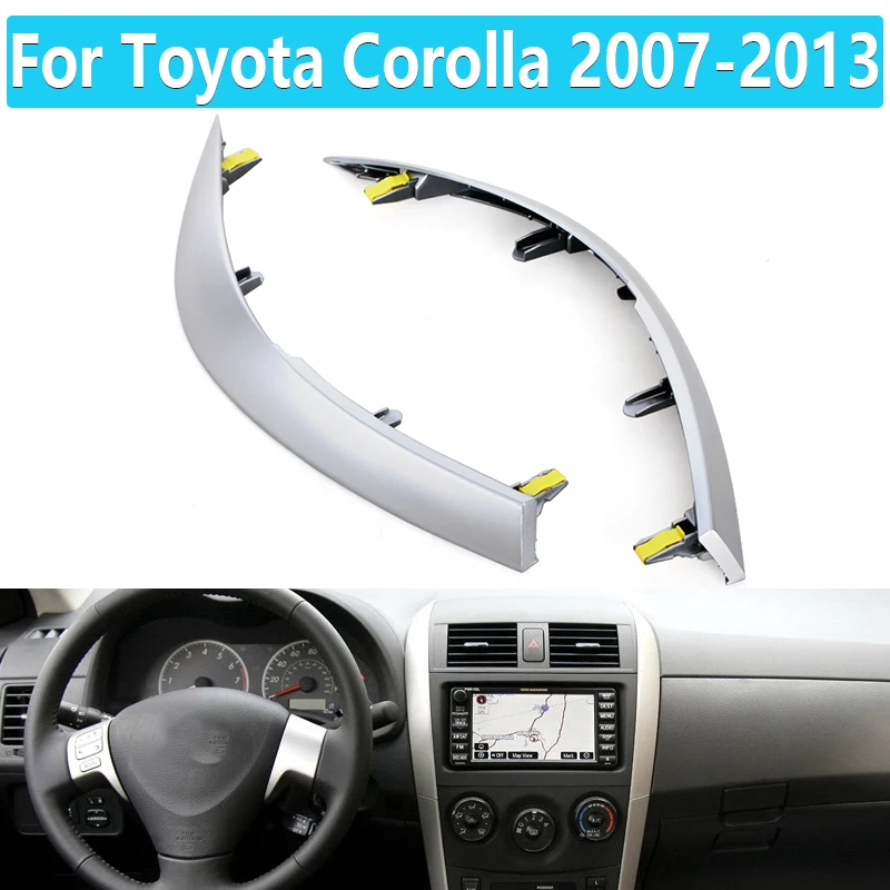 For Toyota Corolla 2007 2008 2009 2010 2011 2012 2013 2Pcs Middle Central Upper Dashboard Trim Cover Strip Car Accessories
For Toyota Corolla 2007 2008 2009 2010 2011 2012 2013 2Pcs Middle Central Upper Dashboard Trim Cover Strip Car Accessories