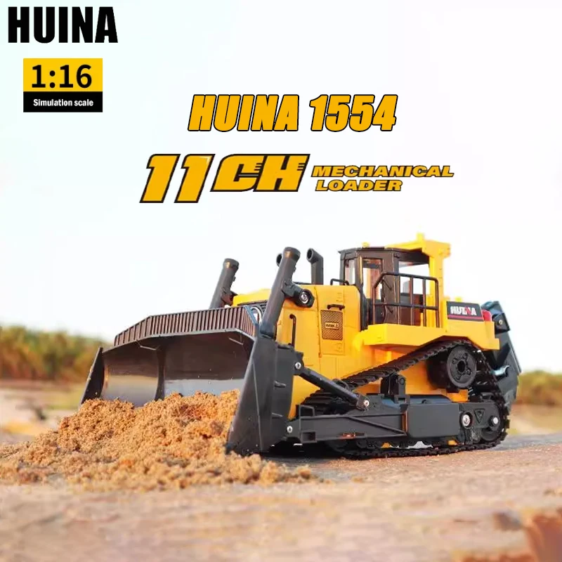 HUINA 1554 1/16 RC Truck Rc Car Toys Remote Controlled Bulldozer Alloy Tractor Engineering Car Model Toys for Boys Children's Gi
HUINA 1554 1/16 RC Truck Rc Car Toys Remote Controlled Bulldozer Alloy Tractor Engineering Car Model Toys for Boys Children's Gi