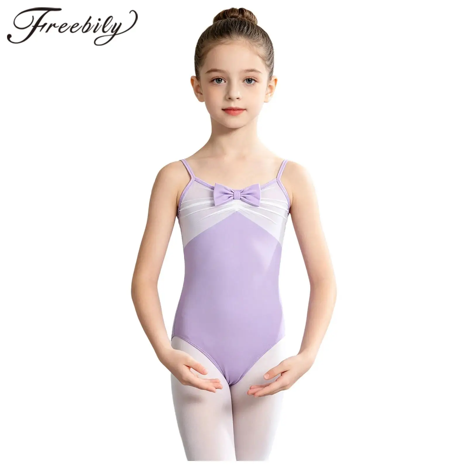 Girls Spaghetti Straps Ballet Leotard Kids Backless Bow Ruched Bodysuit for Gymnastics Dance Practice Performance Costumes
Girls Spaghetti Straps Ballet Leotard Kids Backless Bow Ruched Bodysuit for Gymnastics Dance Practice Performance Costumes
